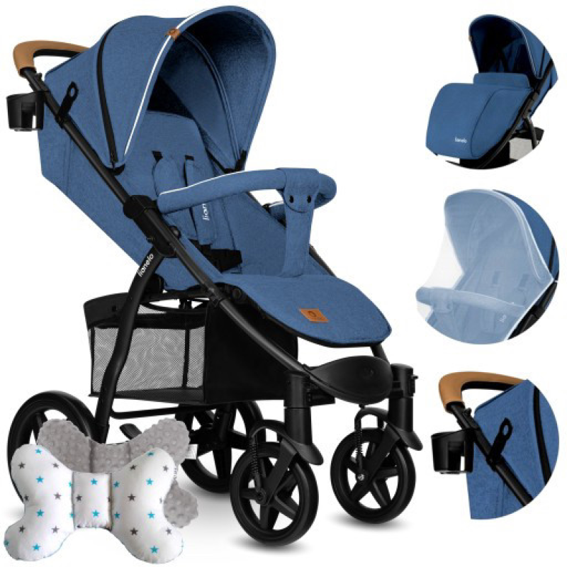 Прогулянкова Коляска Lionelo Annet Plus Blue Denim