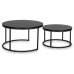 Журнальний столик MEBEL ELITE Manu Max круглий 80 x 80 x 46,5 см чорний