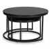 Журнальний столик MEBEL ELITE Manu Max круглий 80 x 80 x 46,5 см чорний