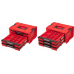 Ящики для інструментів, мобільний стелаж QBRICK PRO Drawer RED Workshop