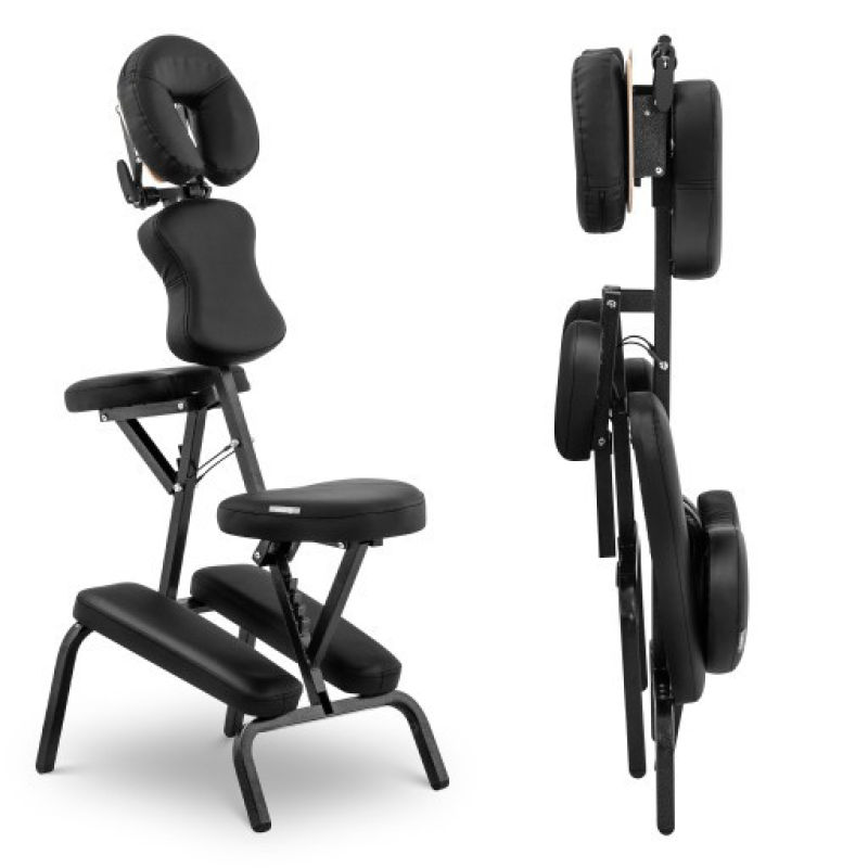 Масажне крісло Physa MONTPELLIER BLACK, чорне