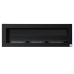 Біокамін зі склом 120 см 120х40 см 1200х400 Black Black Fireplace