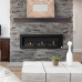 Біокамін зі склом 120 см 120х40 см 1200х400 Black Black Fireplace