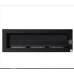 Біокамін зі склом 120 см 120х40 см 1200х400 Black Black Fireplace