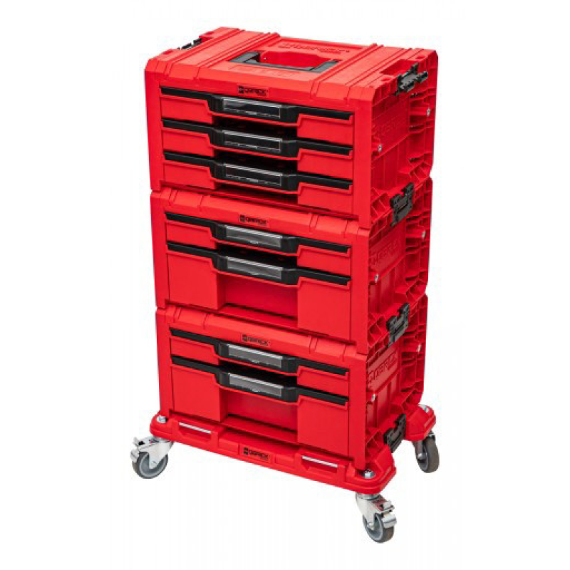 Ящики для інструментів, мобільний стелаж QBRICK PRO Drawer RED Workshop