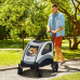 Коляска PawHut для собак сірого кольору , розмір M/L 72 x 102 x 107 см
