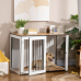 Дерев“яний манеж для собак PawHut 60 x 106 x 76 см