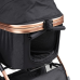 Коляска для собак чорна, розмір М, 85 х 105 х 59 см