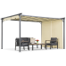 Кремова терасна пергола Sevilla 3x4m Garden Point