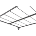 Кремова терасна пергола Sevilla 3x4m Garden Point