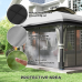 Садова альтанка Outsunny 4x3,3 м,