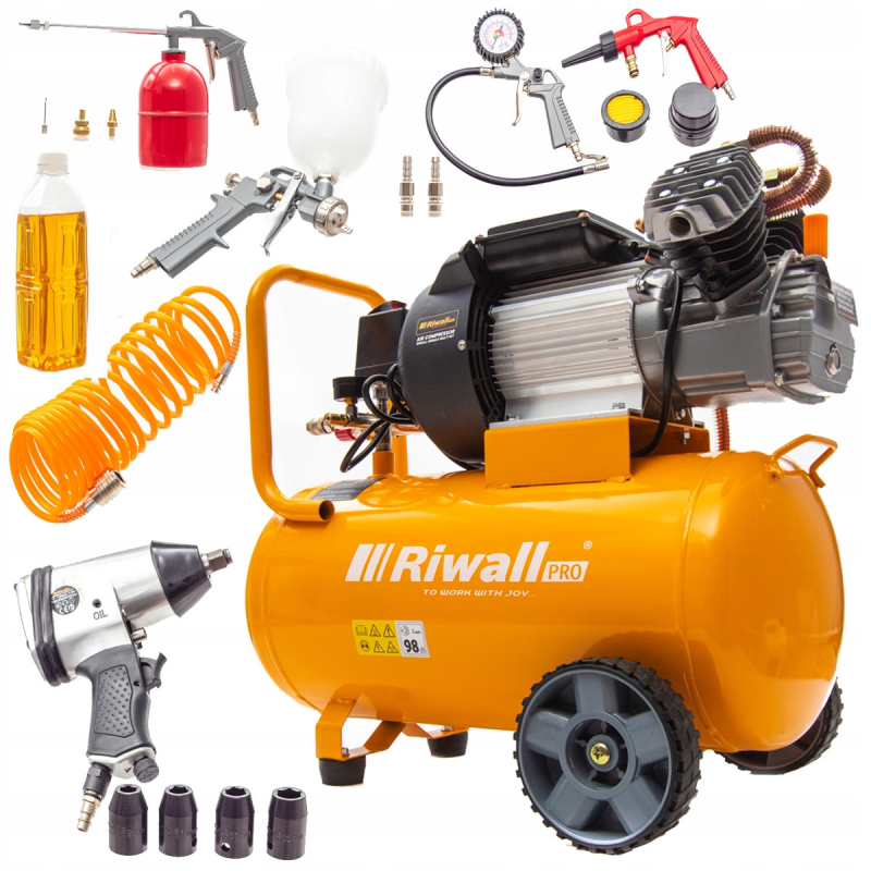 Компресор  масляний  550 Л/ХВ 6HP 4.4kW RIWALL