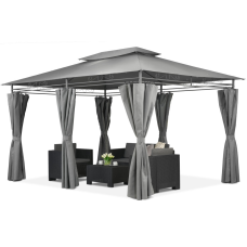 Садовий павільйон Ibiza 3x4m антрацитовий Garden Point